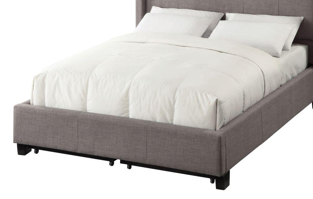 

                    
Buy Gray Dolphin Linen Fabric Storage CAL King Bed MELINA by Modus Furniture
