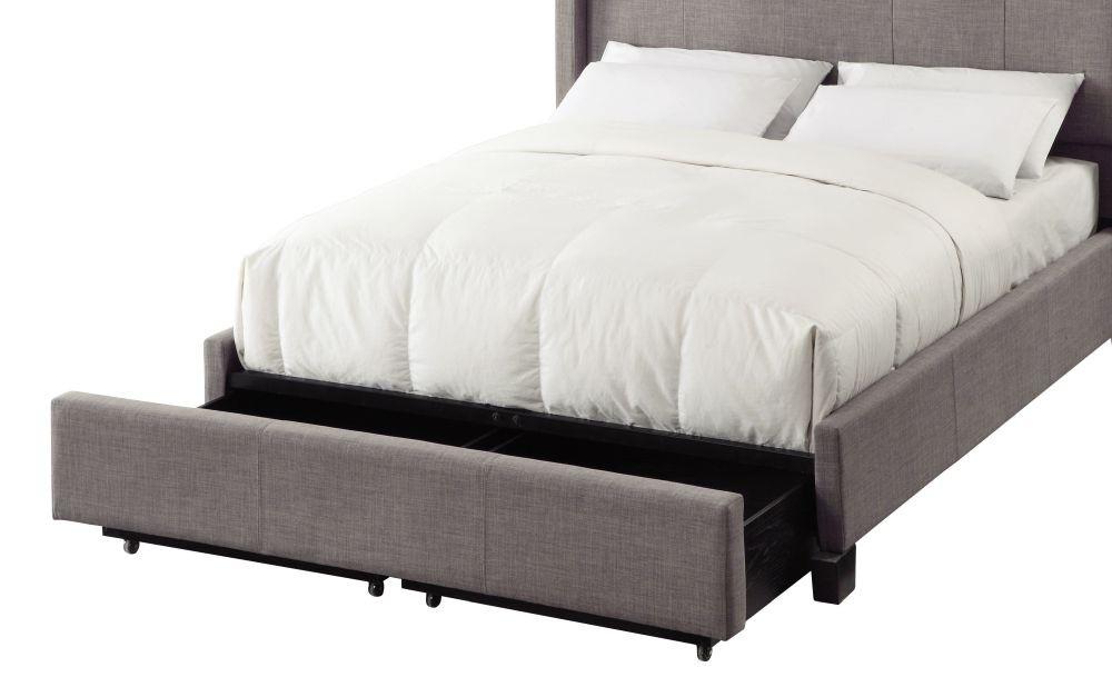 

    
 Order  Gray Dolphin Linen Fabric Storage CAL King Bed MELINA by Modus Furniture
