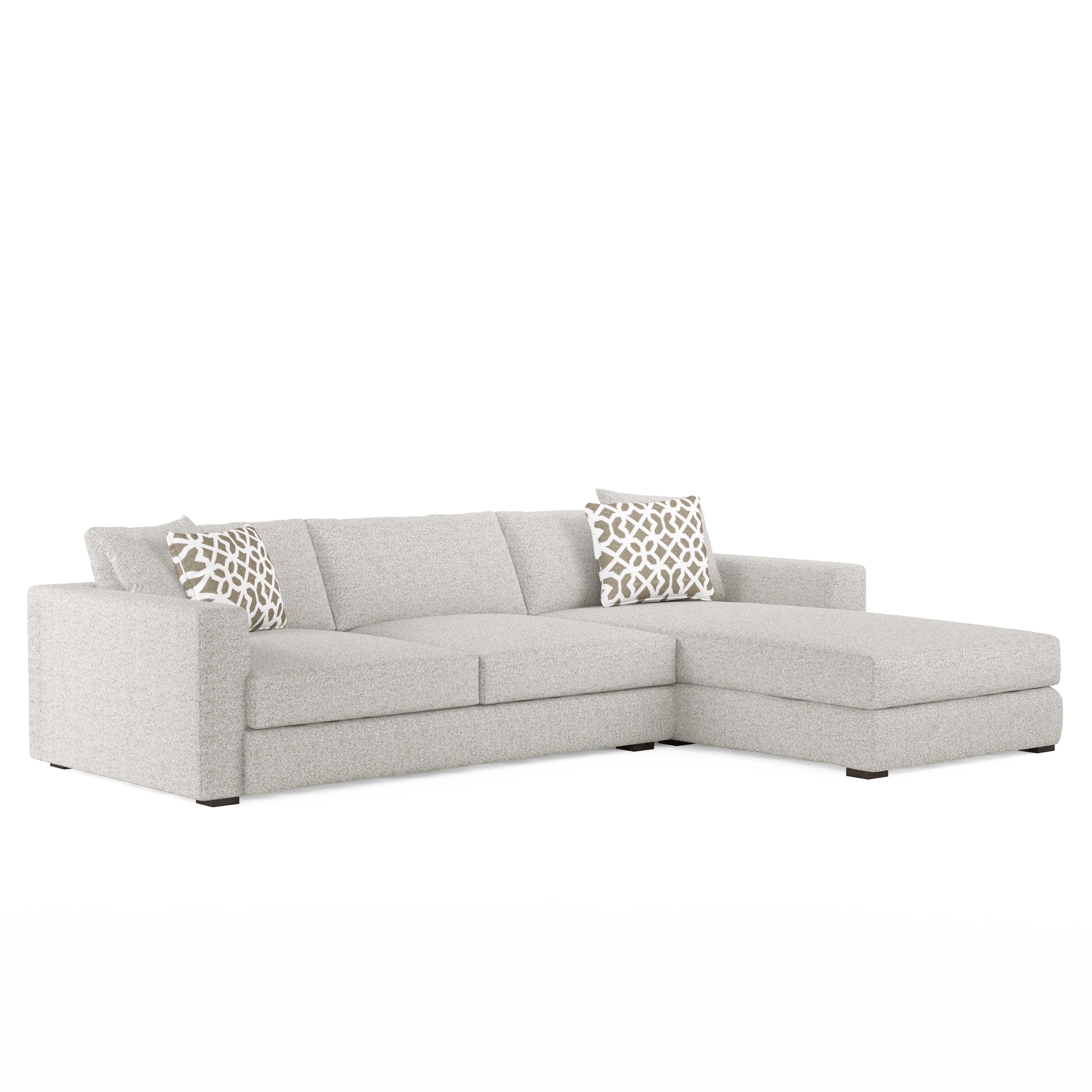 

    
Gray Fabric Sectional Sofa w/ Accent Pillows by A.R.T. Furniture Scully Ryden
