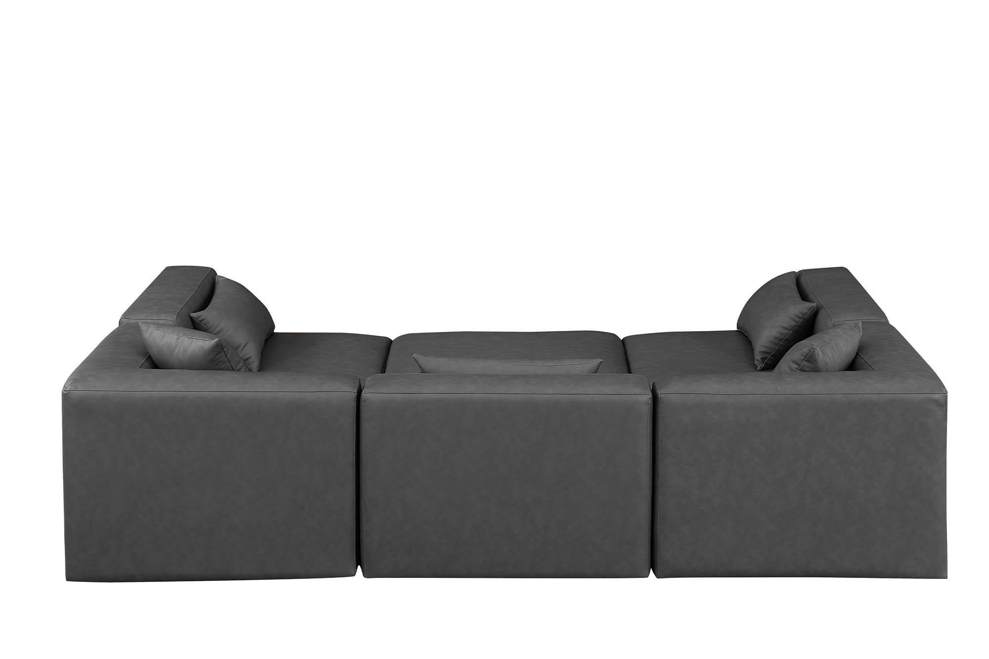 

    
668Grey-Sec6C Meridian Furniture Modular Sectional Sofa
