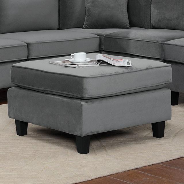 

    
CM6499-SECT-L-Set-2 Furniture of America Sectional Sofa and Ottoman
