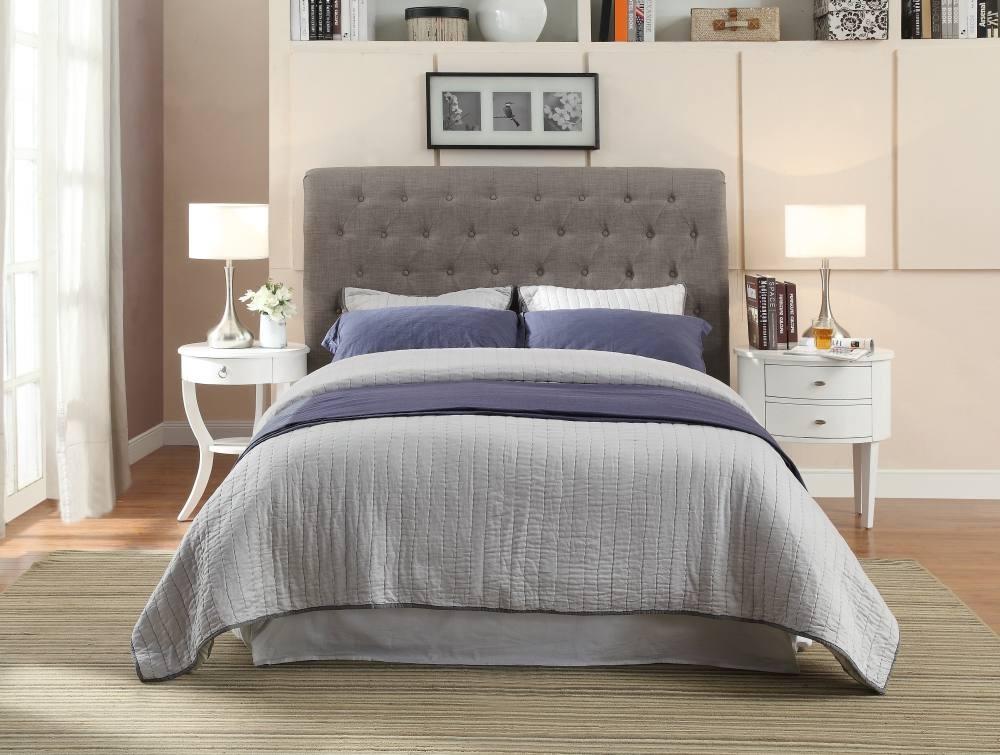 

    
Gray Linen Fabric Storage Full Bed Contemporary ROYAL by Modus Furniture
