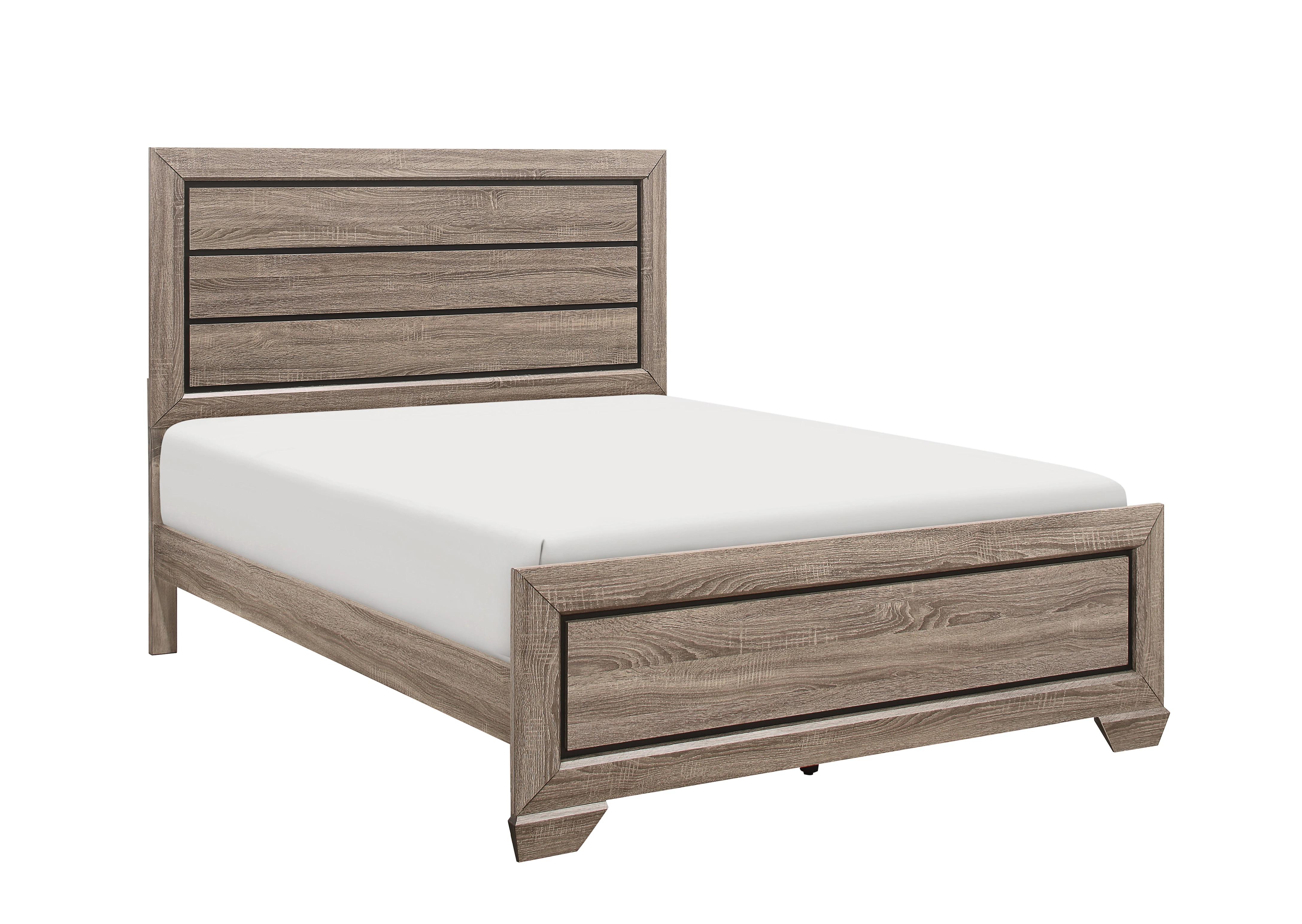 

    
Gray Queen Size Panel Bed by Crown Mark Farrow B5500-Q-Bed
