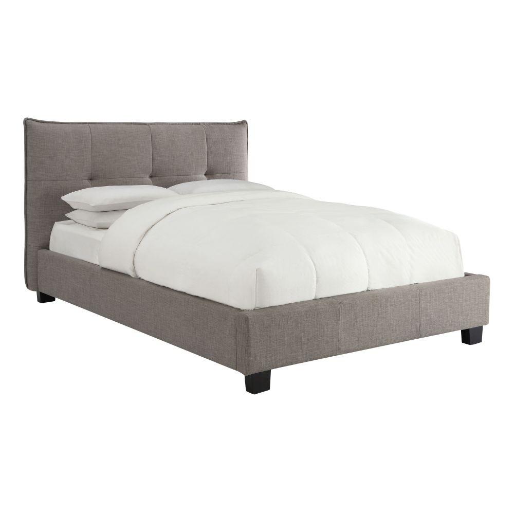 

    
Gray Textural Linen Fabric Platform CAL King Bed ADONA by Modus Furniture
