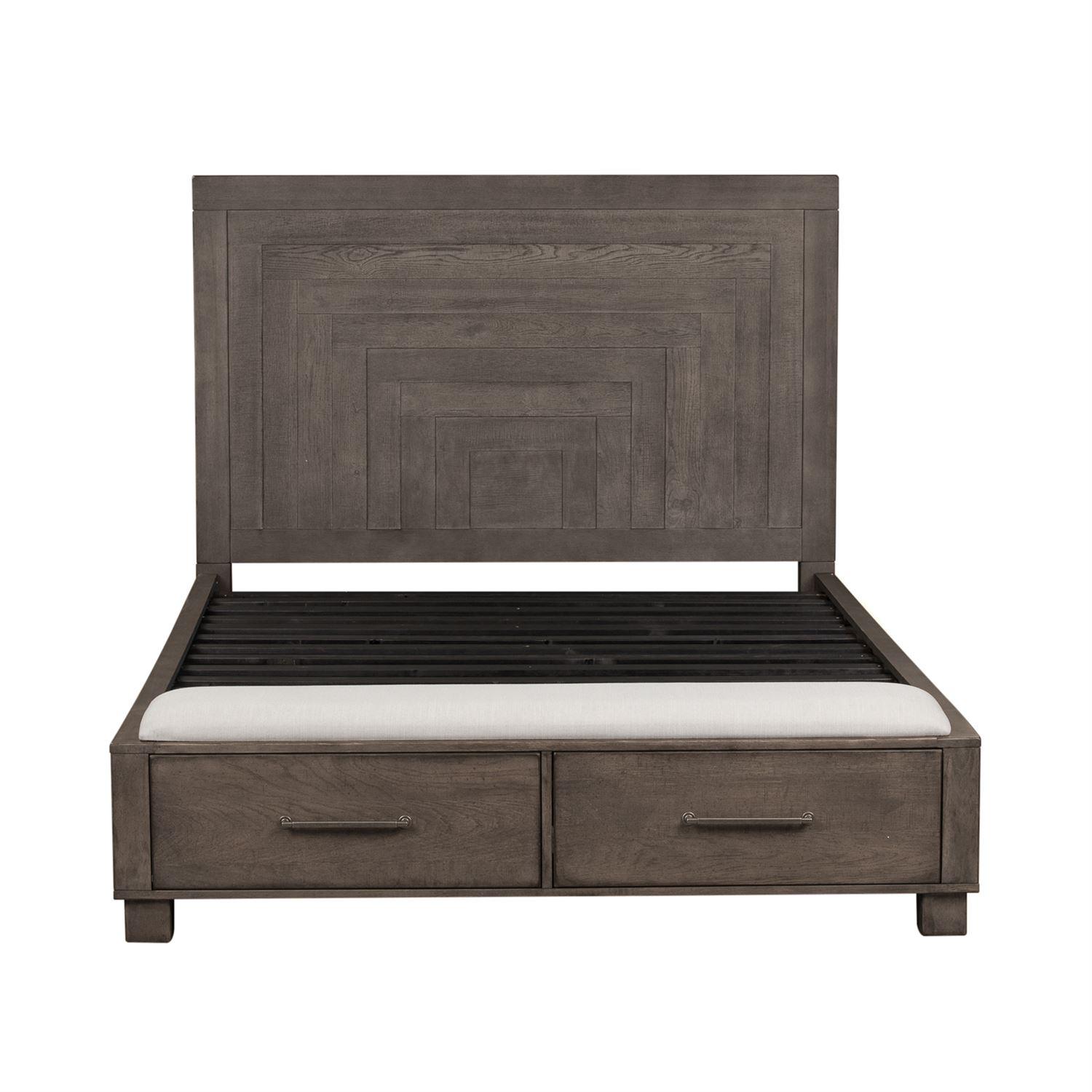 

    
Dusty Charcoal Queen Storage Bed Modern Farmhouse (406-BR) Liberty Furniture
