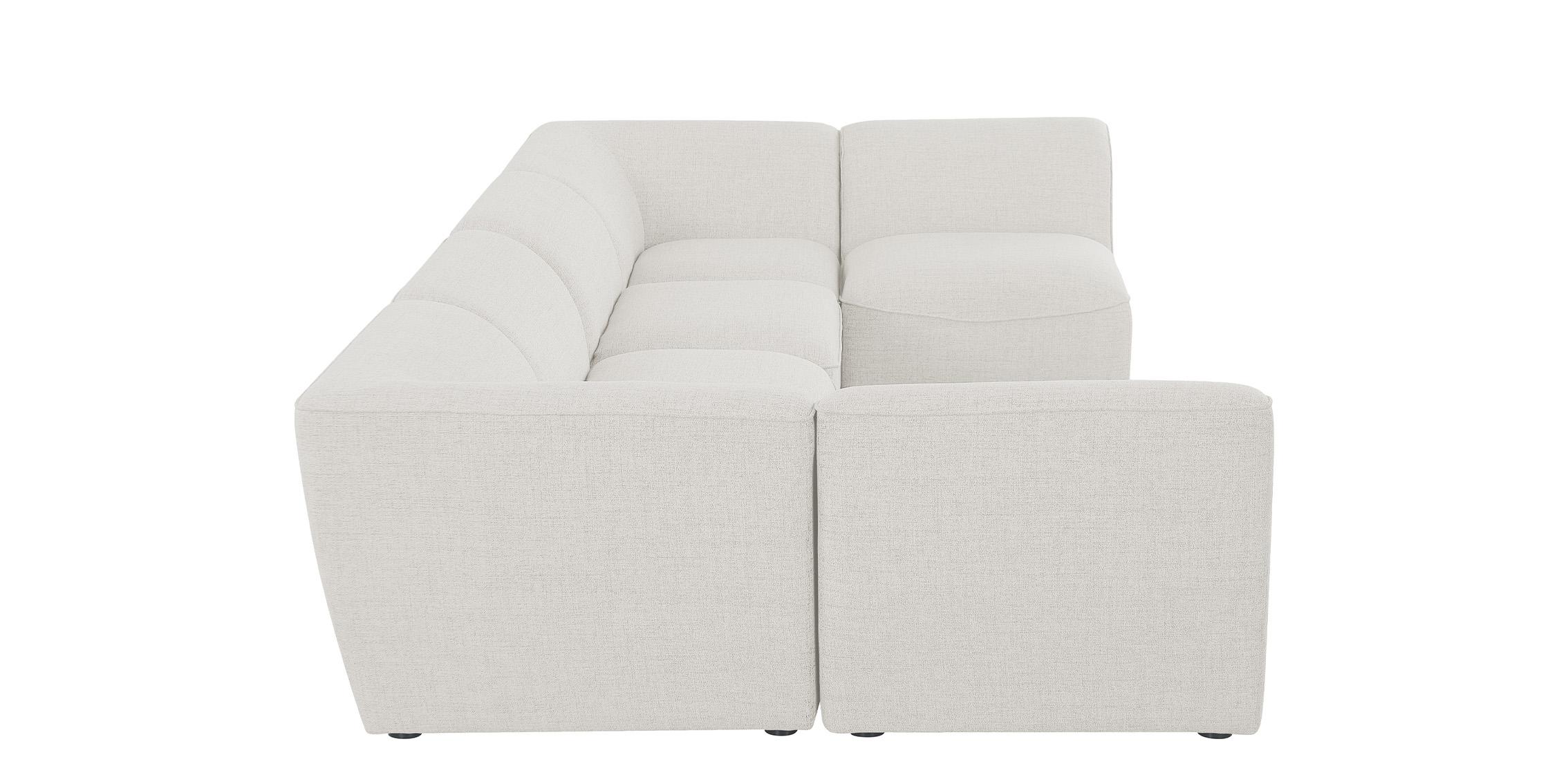 

        
Meridian Furniture MIRAMAR 683Cream-Sec6D Modular Sectional Sofa Cream Linen 094308267180
