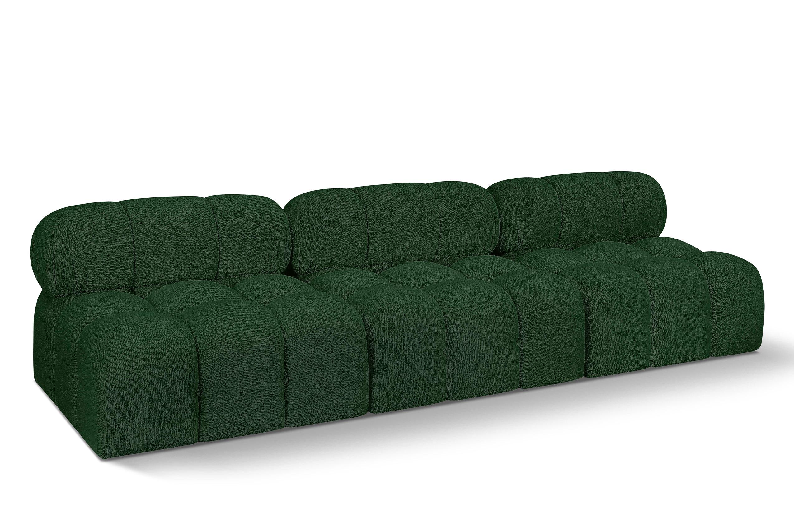 Contemporary, Modern Modular Sofa AMES 611Green-S102B 611Green-S102B in Green 