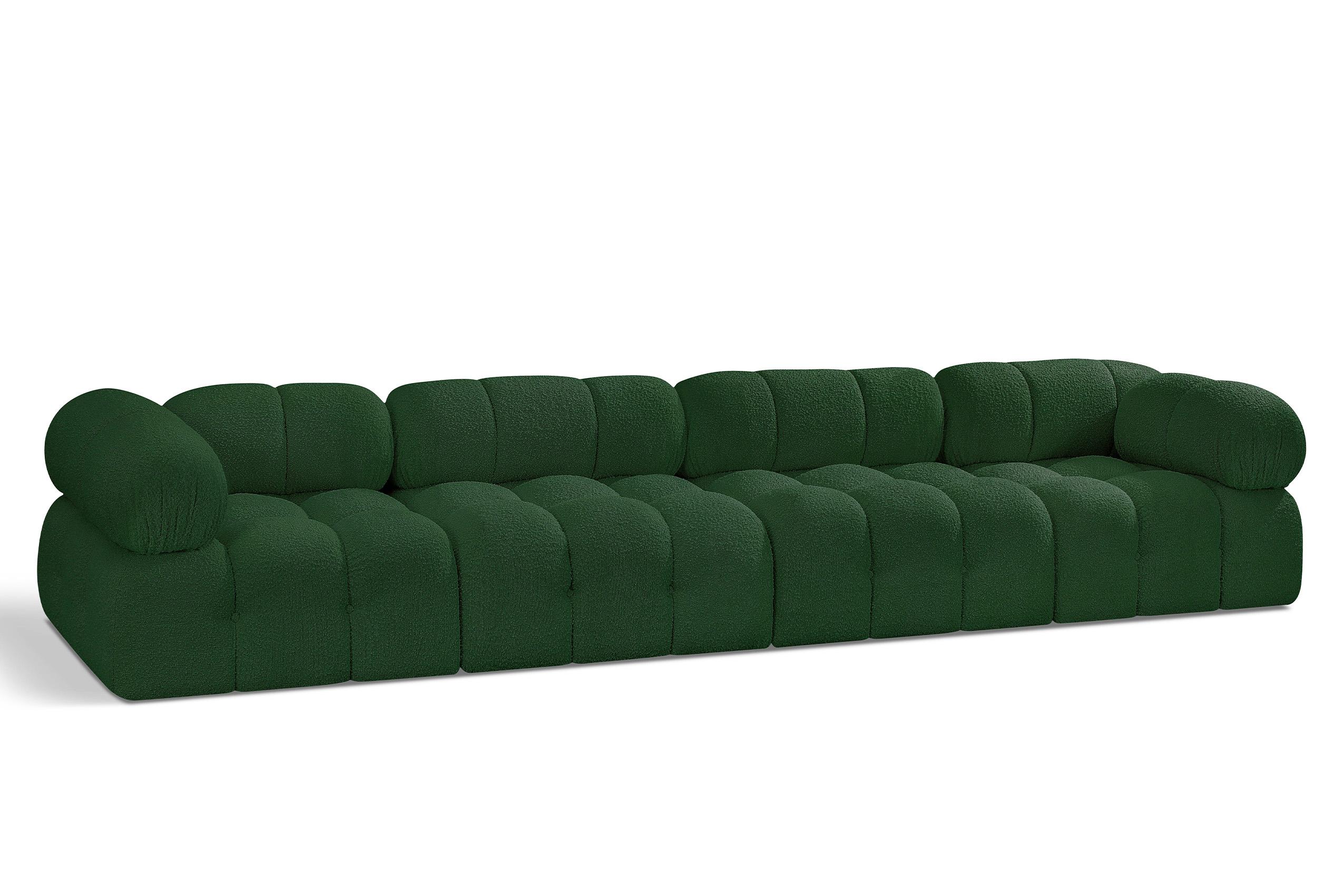 Contemporary, Modern Modular Sofa AMES 611Green-S136A 611Green-S136A in Green 