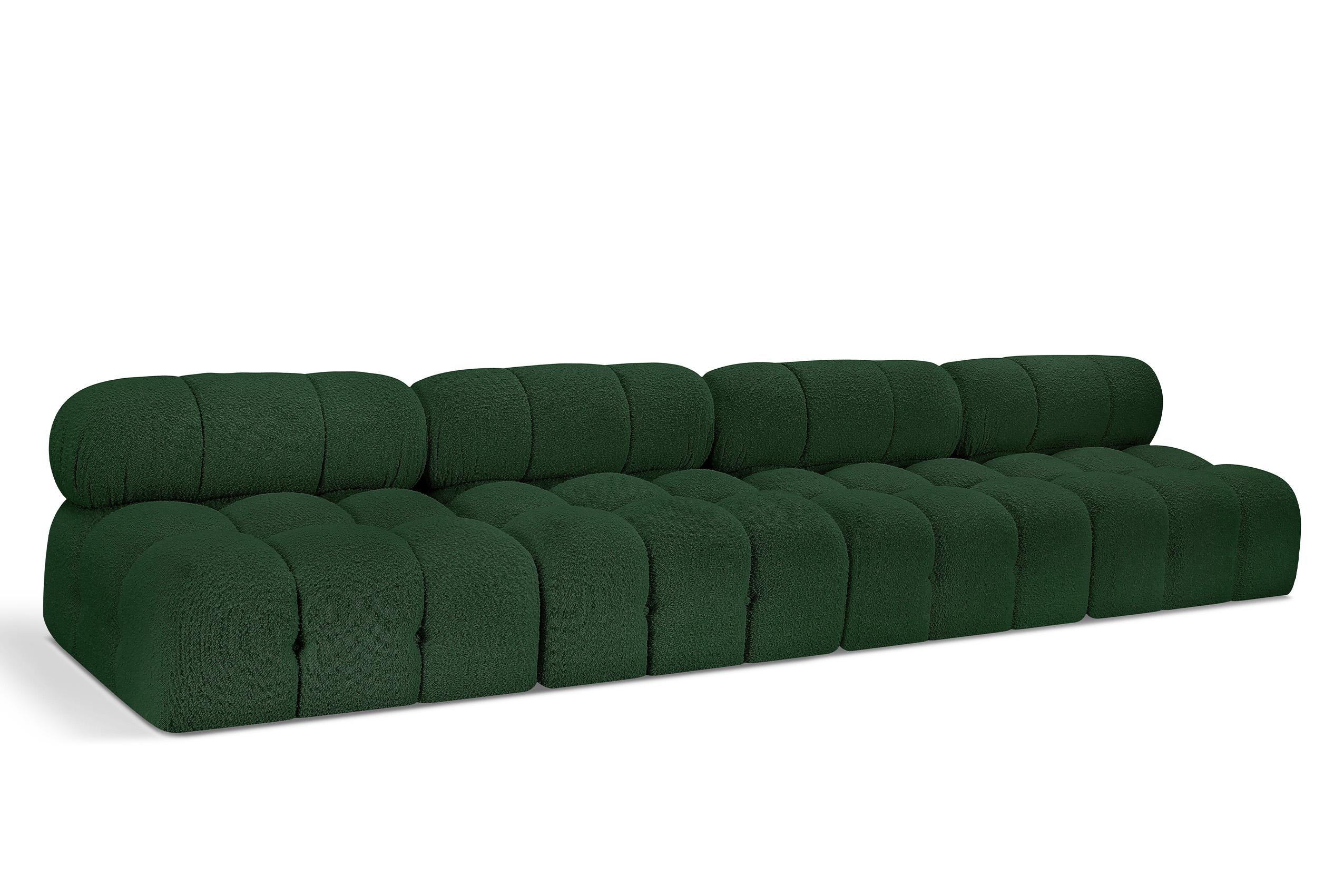 Contemporary, Modern Modular Sofa AMES 611Green-S136B 611Green-S136B in Green 
