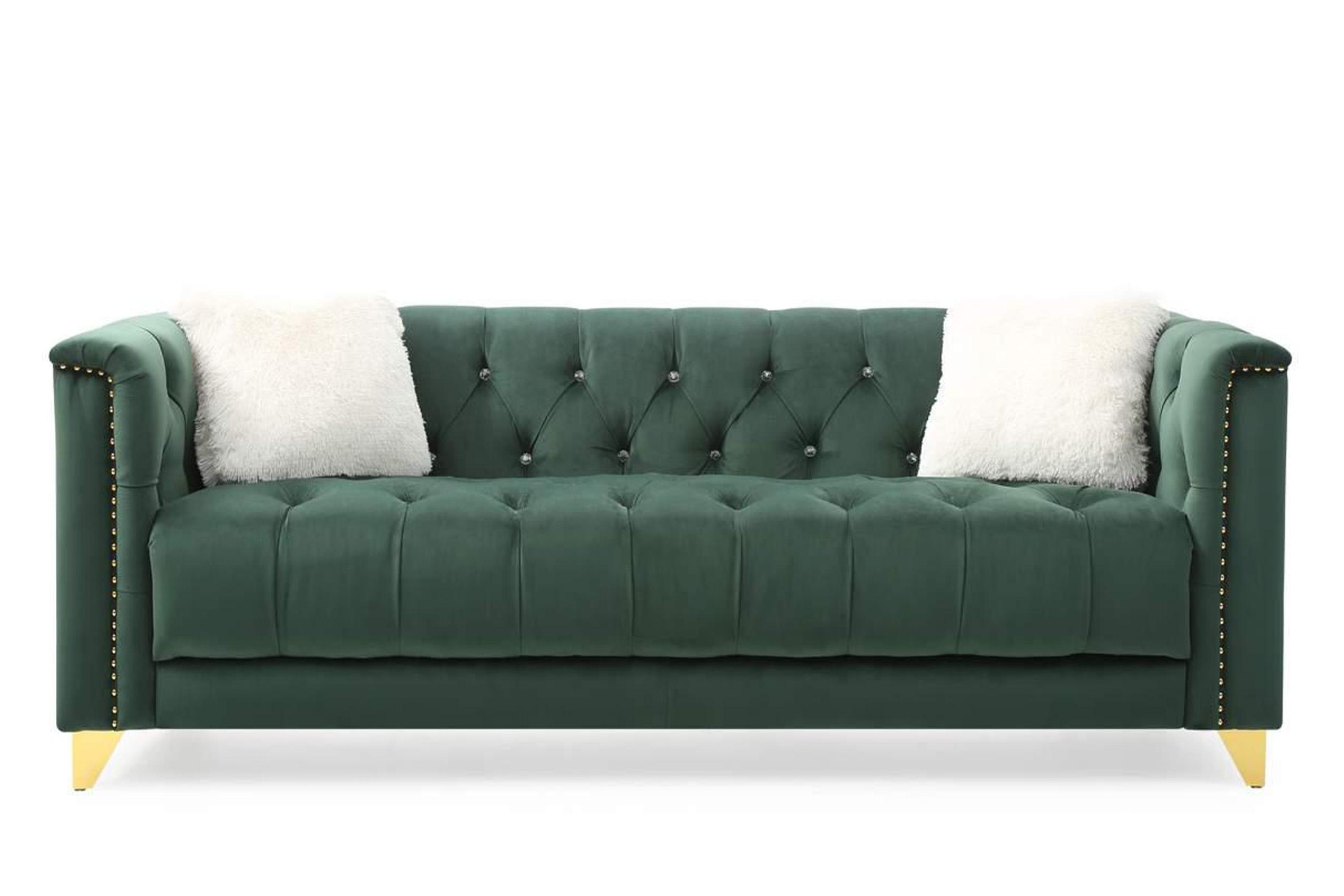 

    
Galaxy Home Furniture RUSSELL GREEN Sofa Set Green RUSSELL-GREEN-S-2PC
