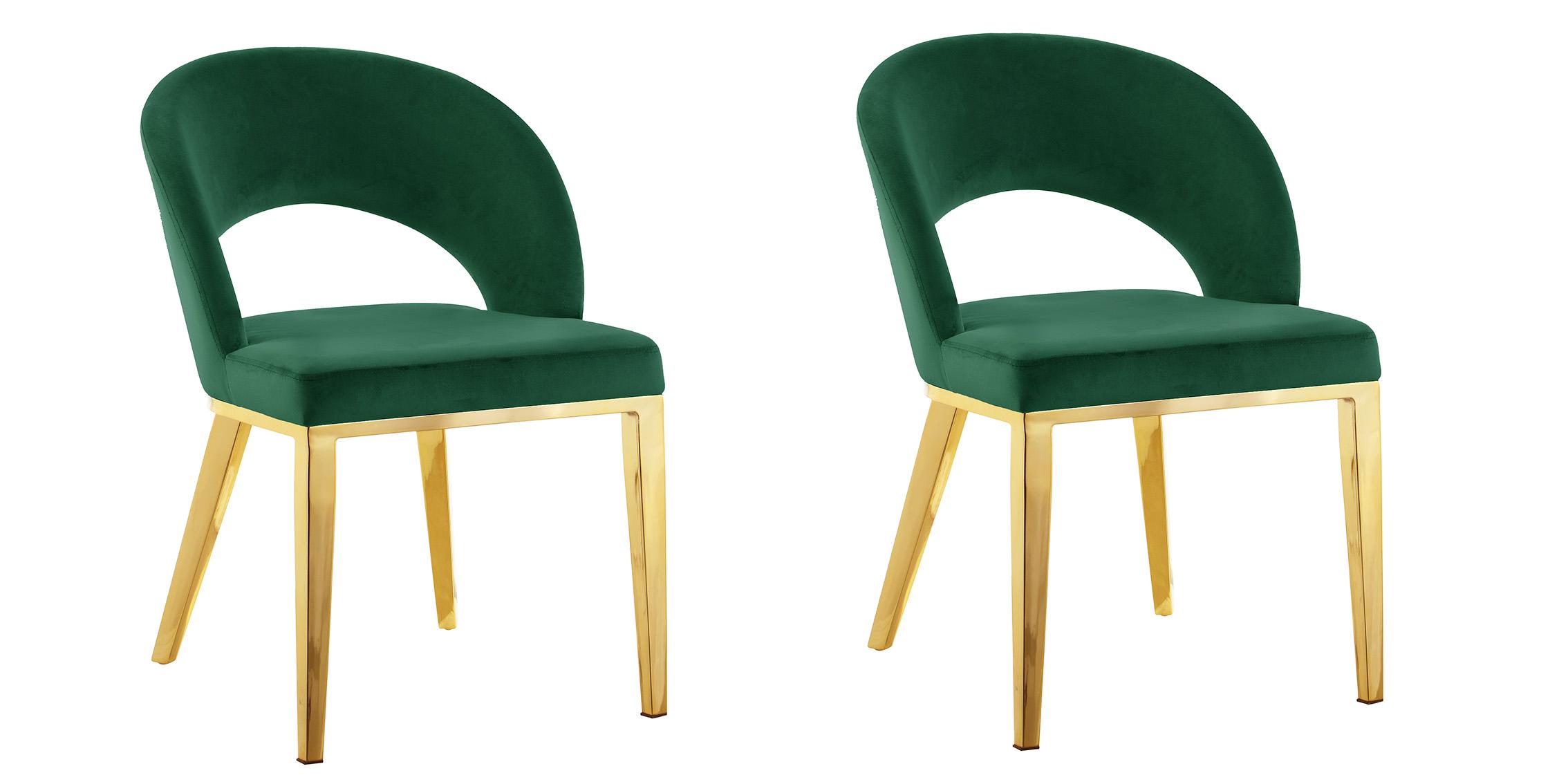 

    
Meridian Furniture ROBERTO 765Green Dining Chair Set Green/Gold 765Green-C-Set-2
