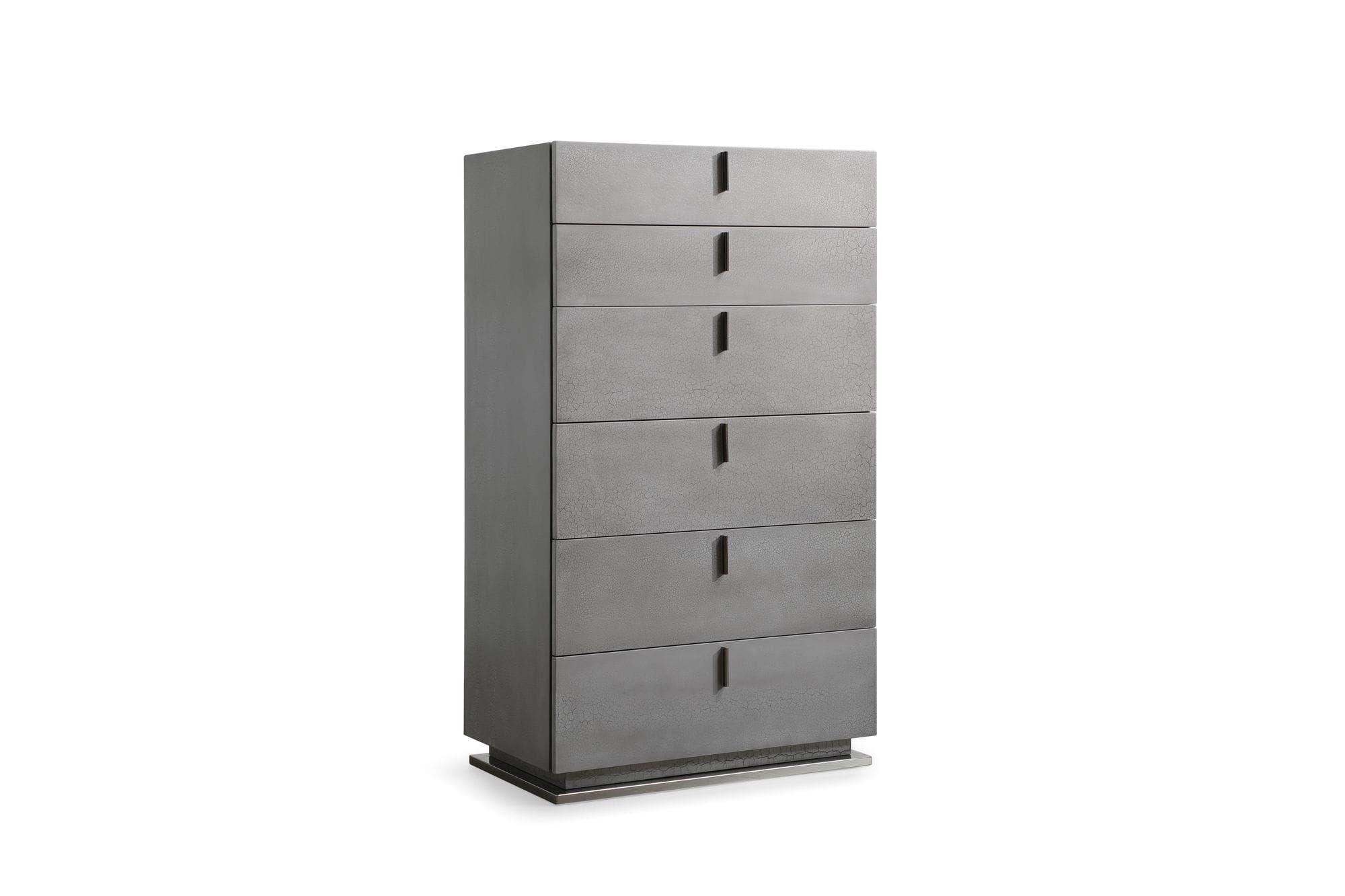 

                    
VIG Furniture Buckley Dresser and Chest Gray/Black Fabric Purchase 

