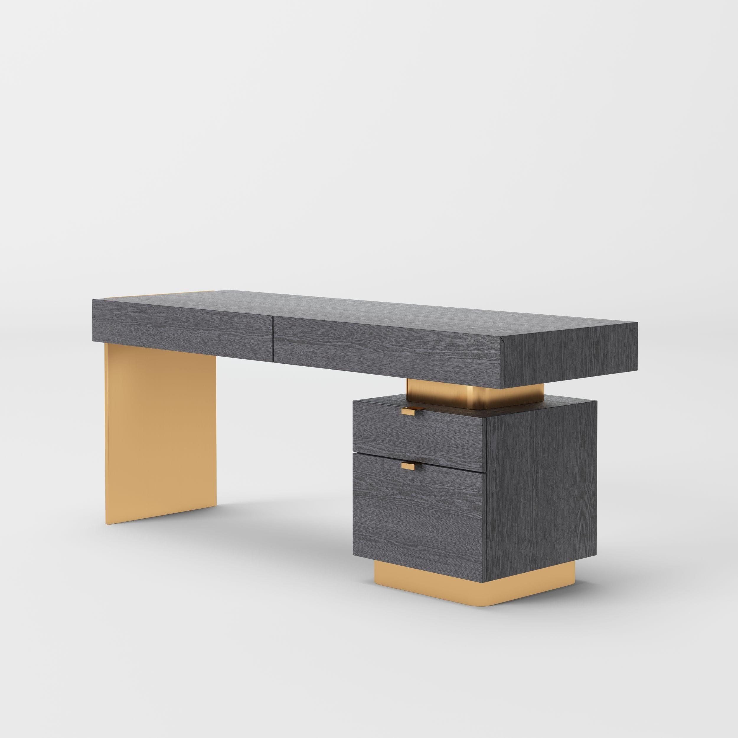 

    
VIG Furniture Trahan Desk Gray/Gold VGBBMQ2101-GRY-DESK
