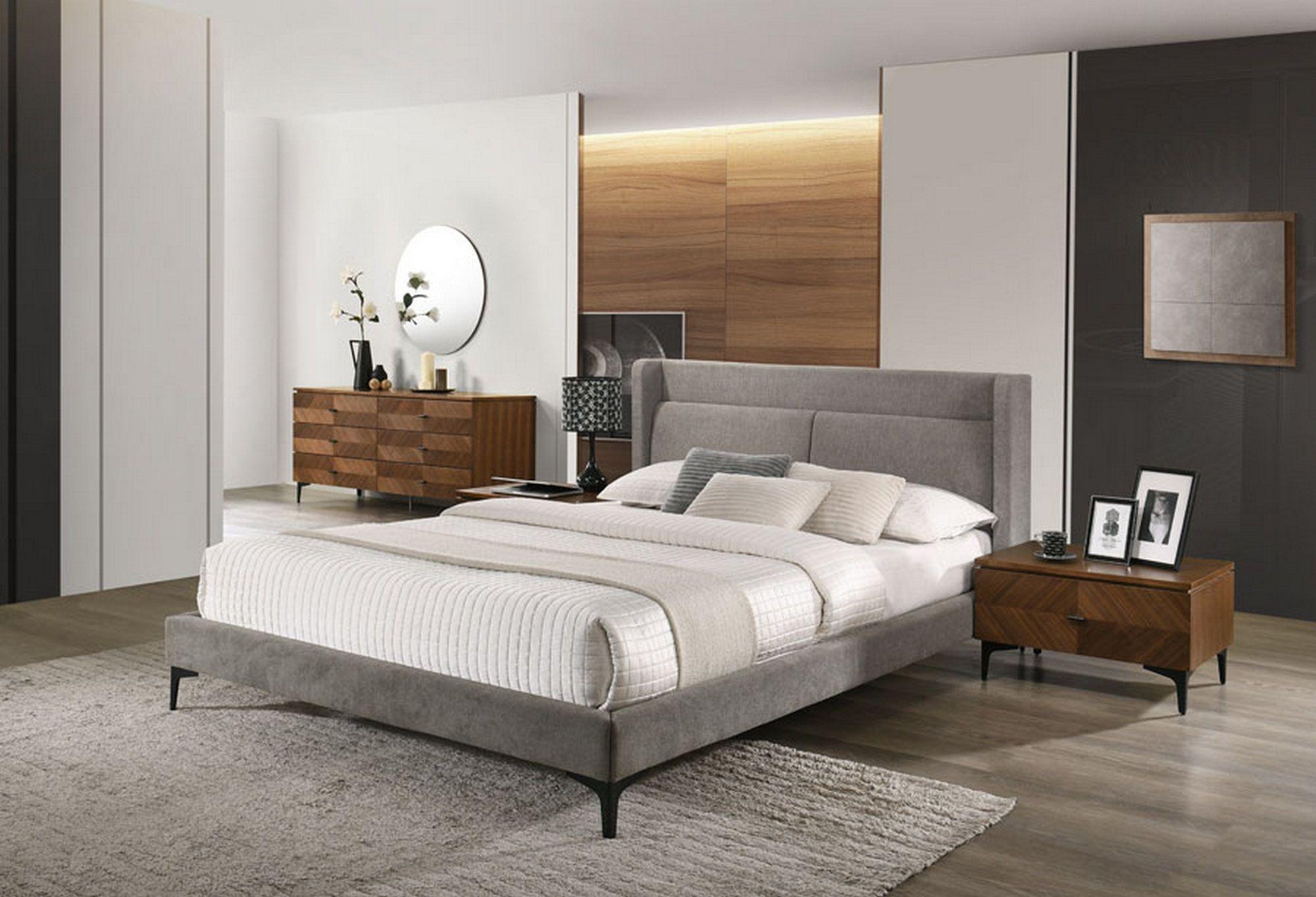 

                    
VIG Furniture VGMABR-103 77564A-Set-3 Panel Bedroom Set Gray Fabric Purchase 
