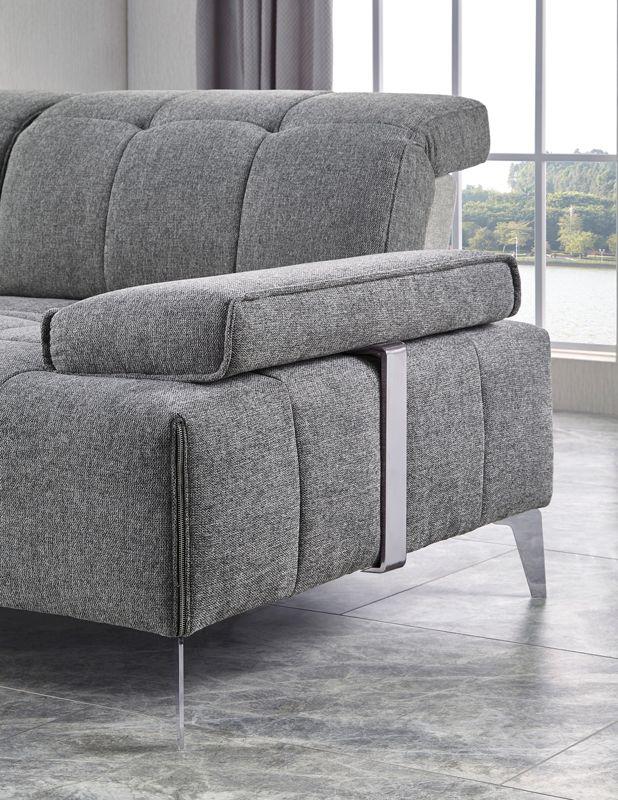 

    
VGMB-1808-GRY VIG Furniture Sectional Sofa
