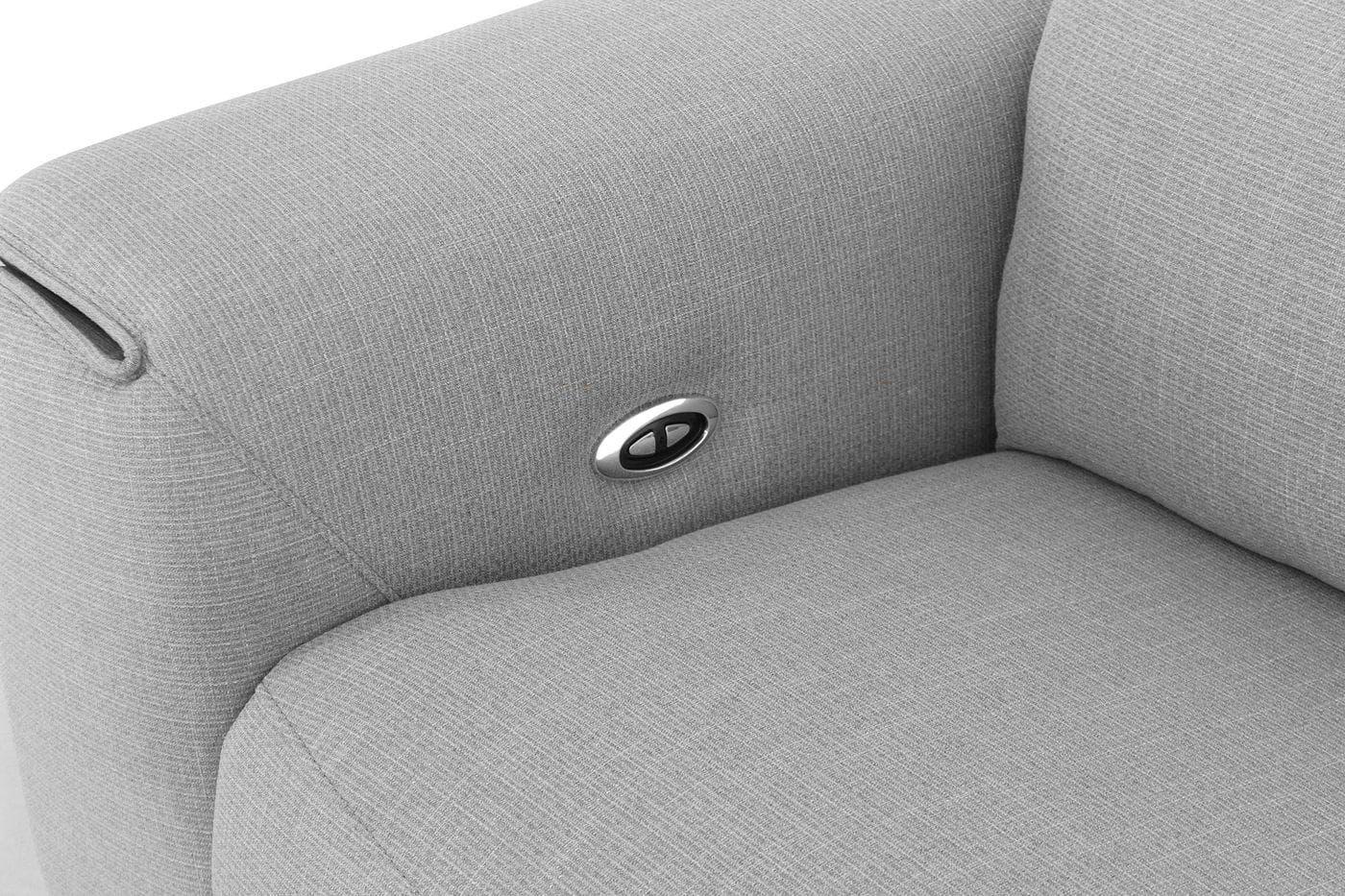 

    
 Shop  Grey Fabric Sofa w/ Electric Recliners Divani Casa Cyprus Modern Contemporary
