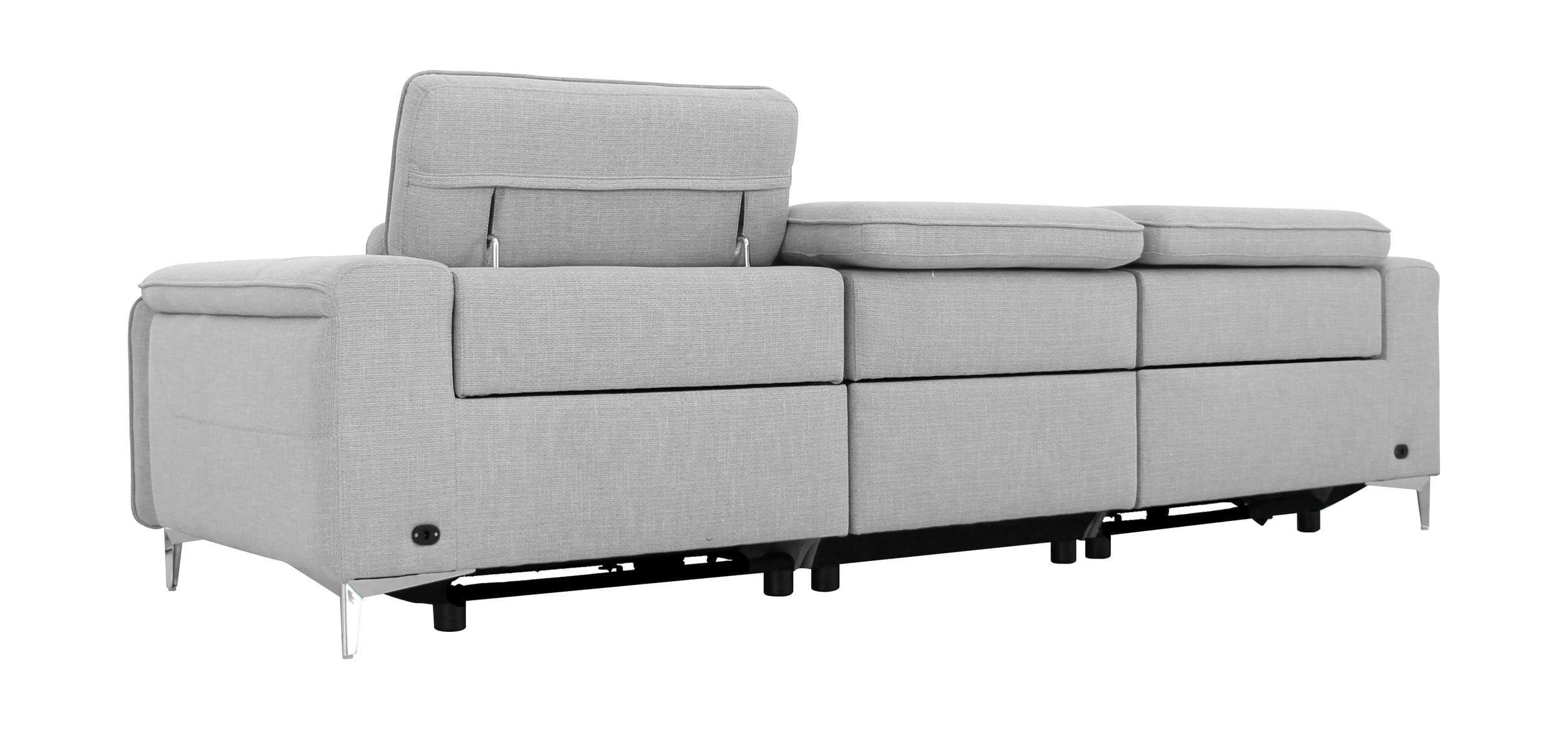 

                    
Buy Grey Fabric Sofa w/ Electric Recliners Divani Casa Cyprus Modern Contemporary
