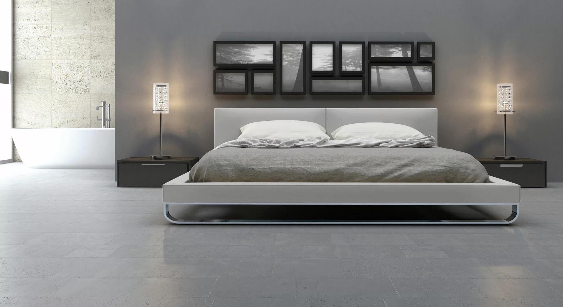 

                    
VIG Furniture Ramona Panel Bed Gray Leatherette Purchase 
