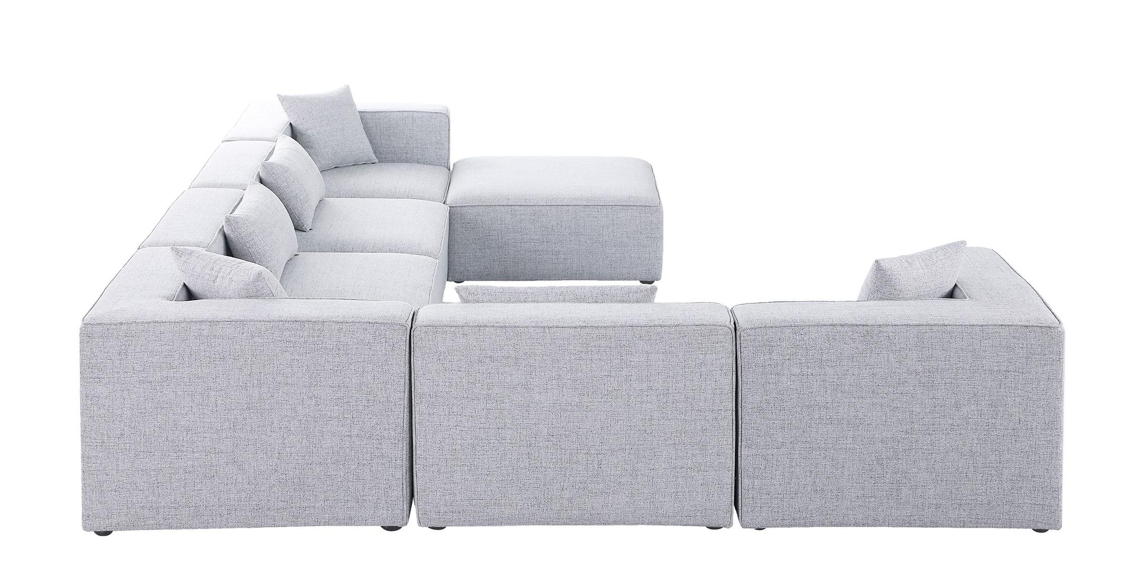 

        
Meridian Furniture CUBE 630Grey-Sec7A Modular Sectional Sofa Gray Linen 94308264318
