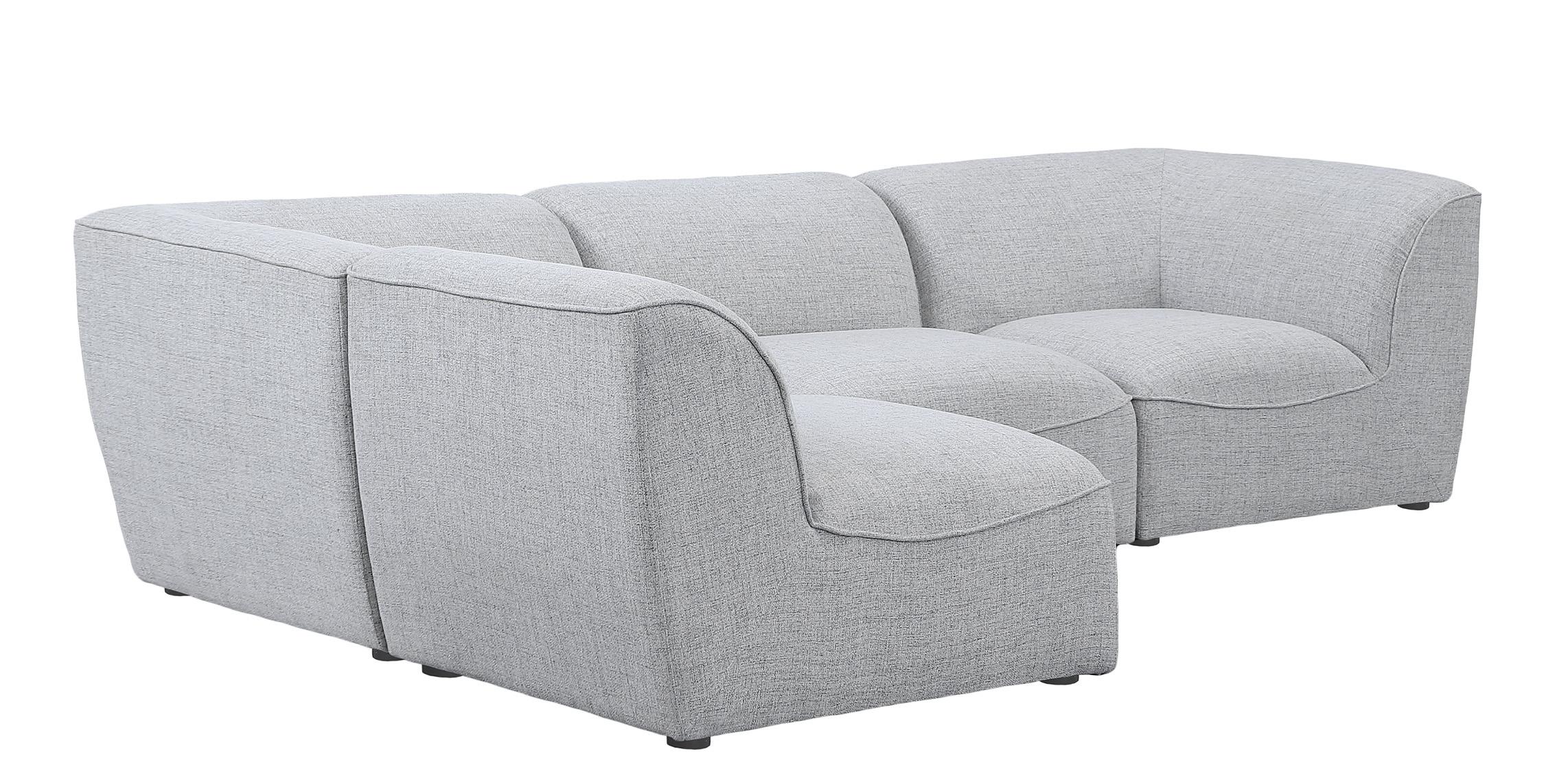 

        
Meridian Furniture MIRAMAR 683Grey-Sec4B Modular Sectional Sofa Gray Linen 094308267104
