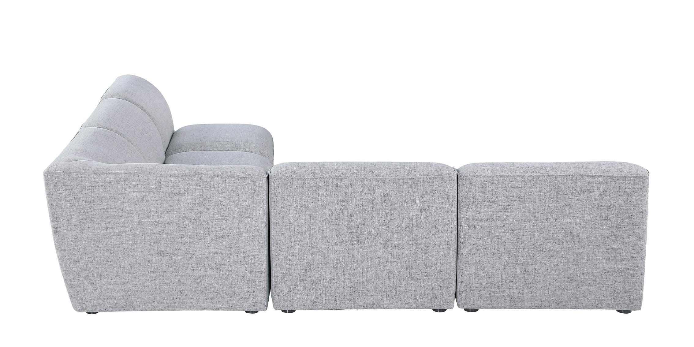 

        
Meridian Furniture MIRAMAR 683Grey-Sec5B Modular Sectional Sofa Gray Linen 94308264615
