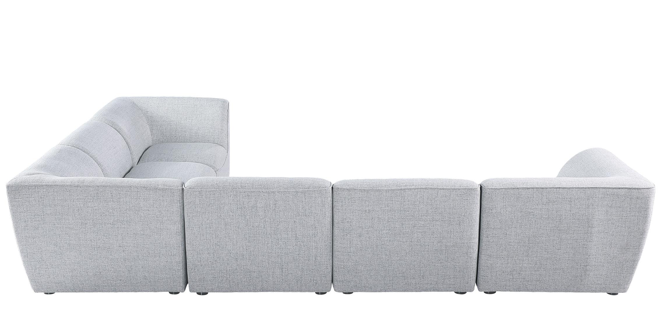 

    
683Grey-Sec6B Meridian Furniture Modular Sectional Sofa
