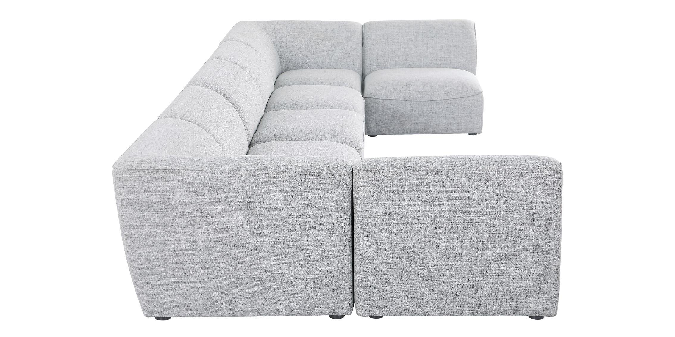 

        
Meridian Furniture MIRAMAR 683Grey-Sec7B Modular Sectional Sofa Gray Linen 094308267197
