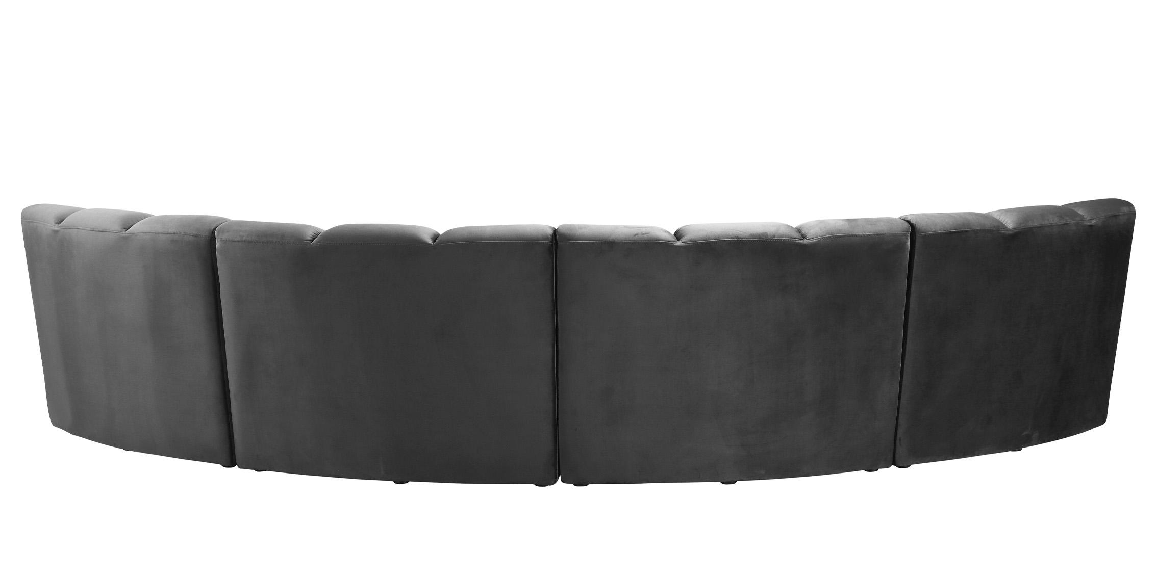 

    
638Grey-4PC Grey Velvet Modular Sectional Sofa INFINITY 638Grey-4PC Meridian Modern
