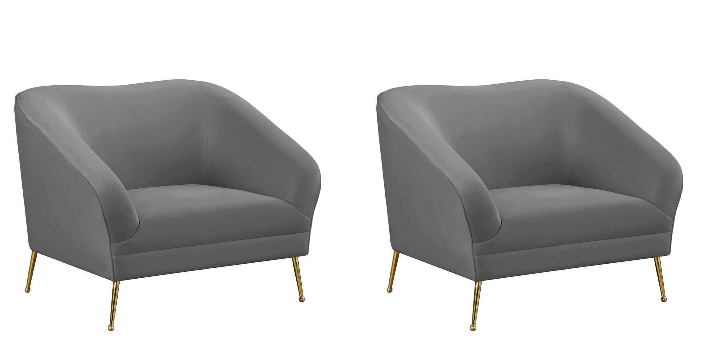 

    
Meridian Furniture HERMOSA 658Grey-C-Set Arm Chair Set Gray 658Grey-C-Set-2
