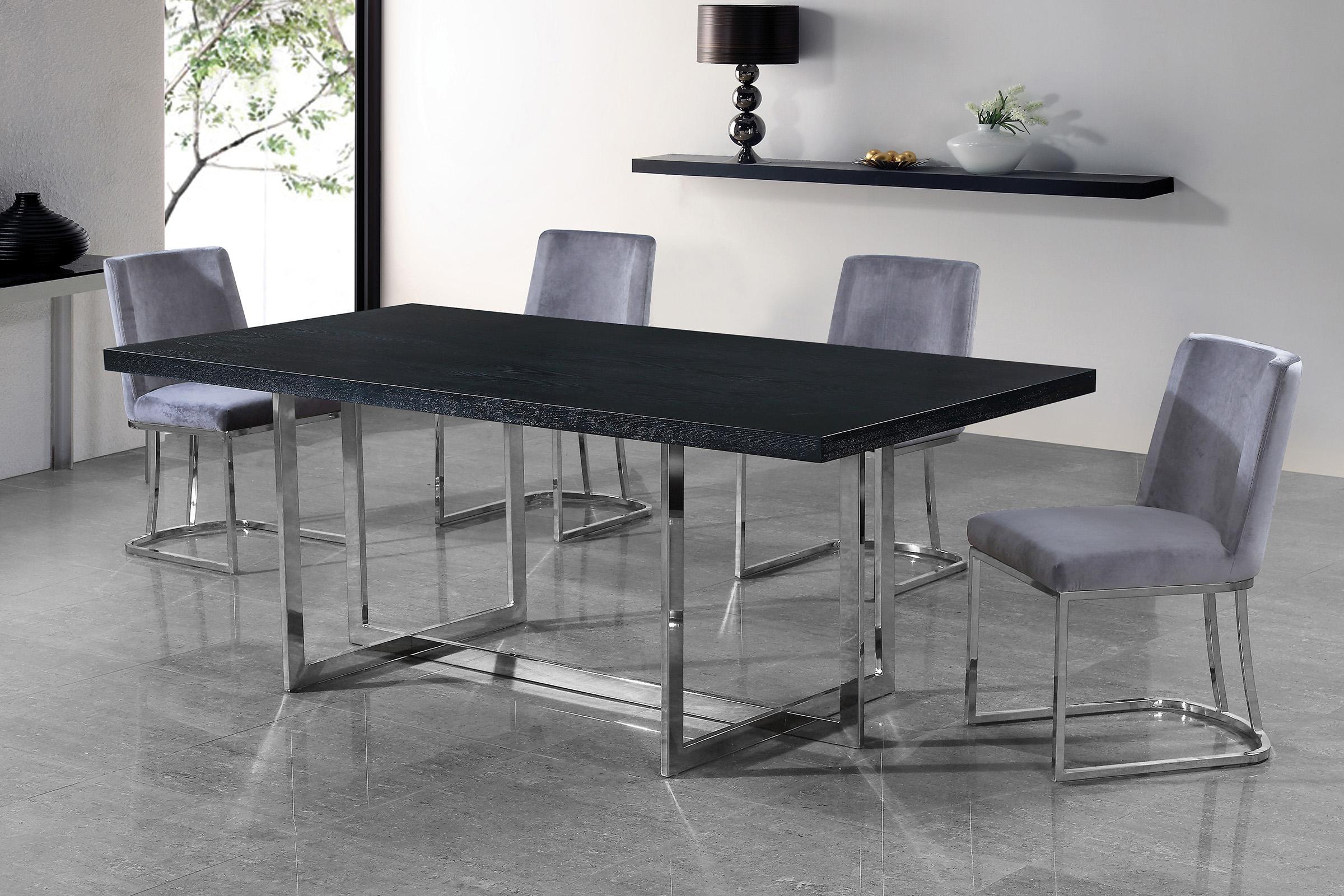 

        
Meridian Furniture HEIDI 728Grey Dining Chair Set Chrome/Gray Velvet 704831400854
