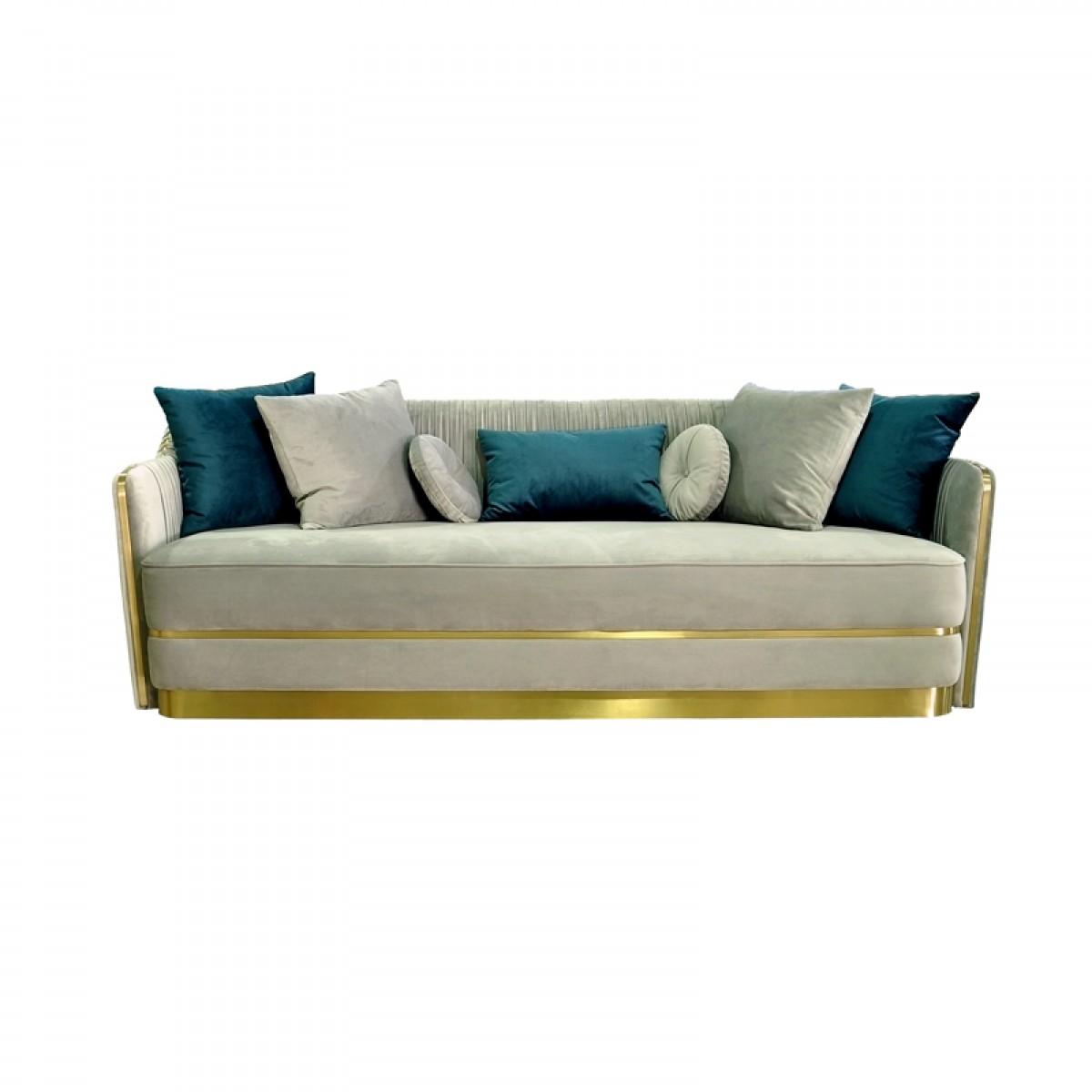 

    
Grey Velvet & Gold Sofa VIG Divani Casa Ardine Modern Contemporary
