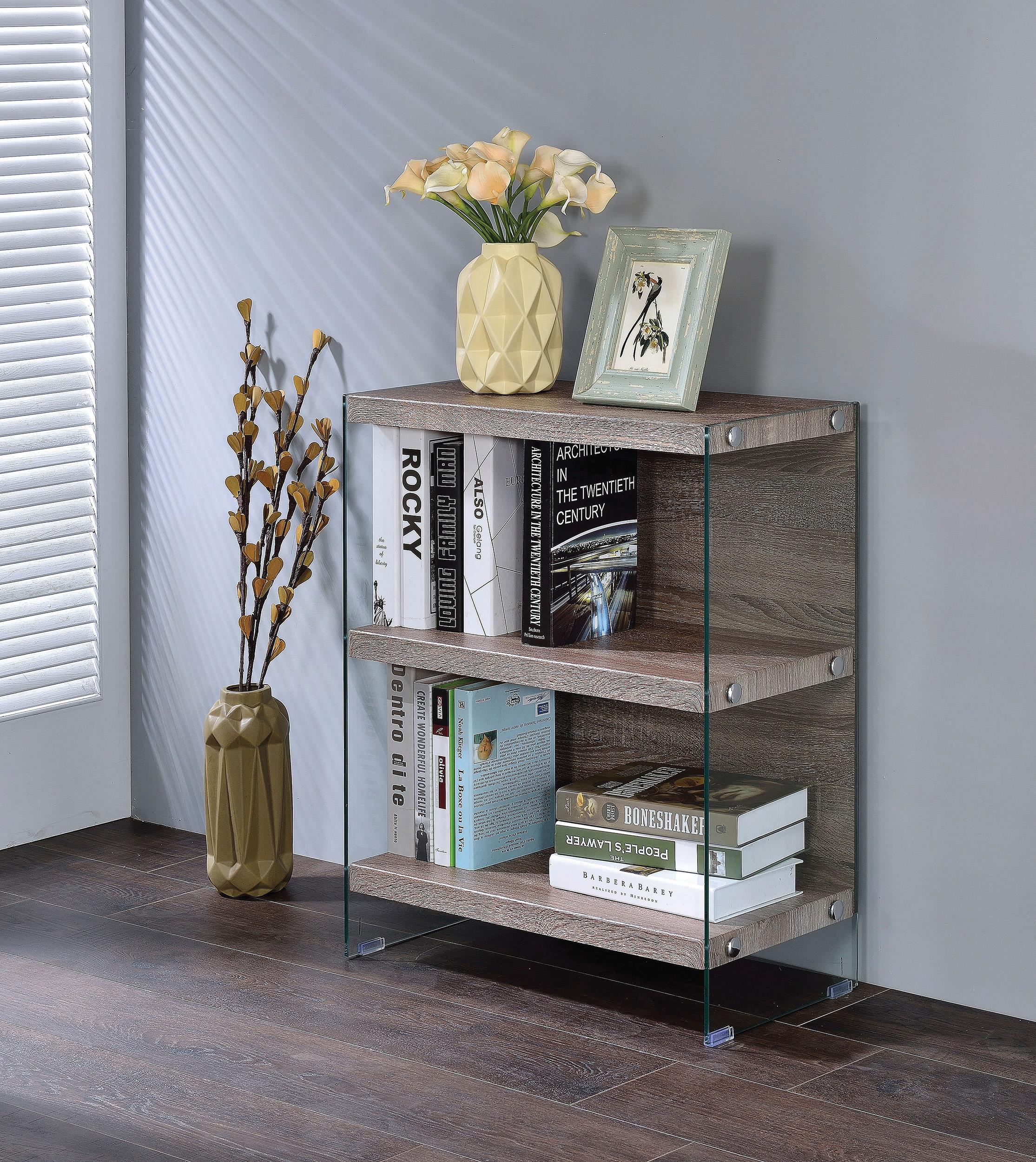 

    
Home Office Bookshelf Glass & Gray Oak 92374 Armon Acme Contemporary Modern
