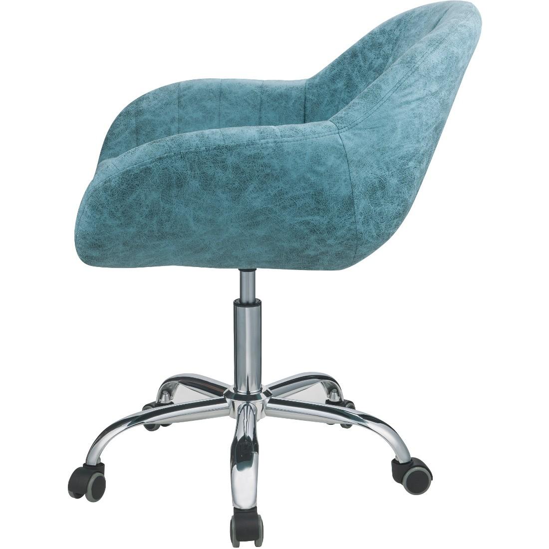 

    
Home Office Chair Turquoise PU & Chrome Giolla 92502 Acme Contemporary Modern
