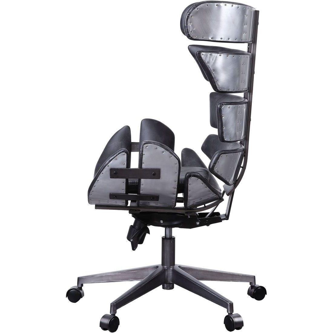 

    
Acme Furniture Megan Executive Chair Chrome/Black Megan 92552
