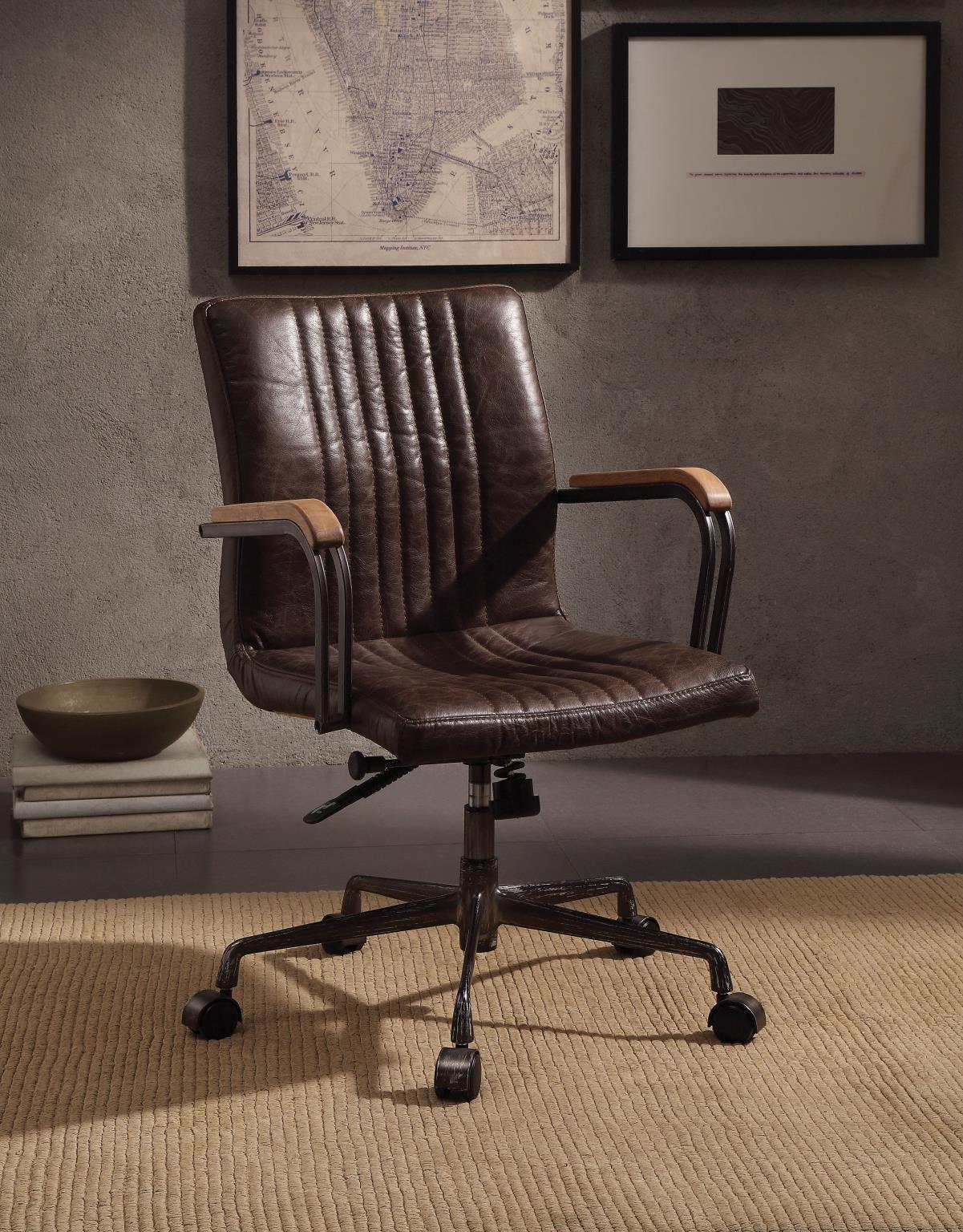 

        
Acme Furniture Joslin Executive Chair Chocolate Genuine Leather 00840412161995
