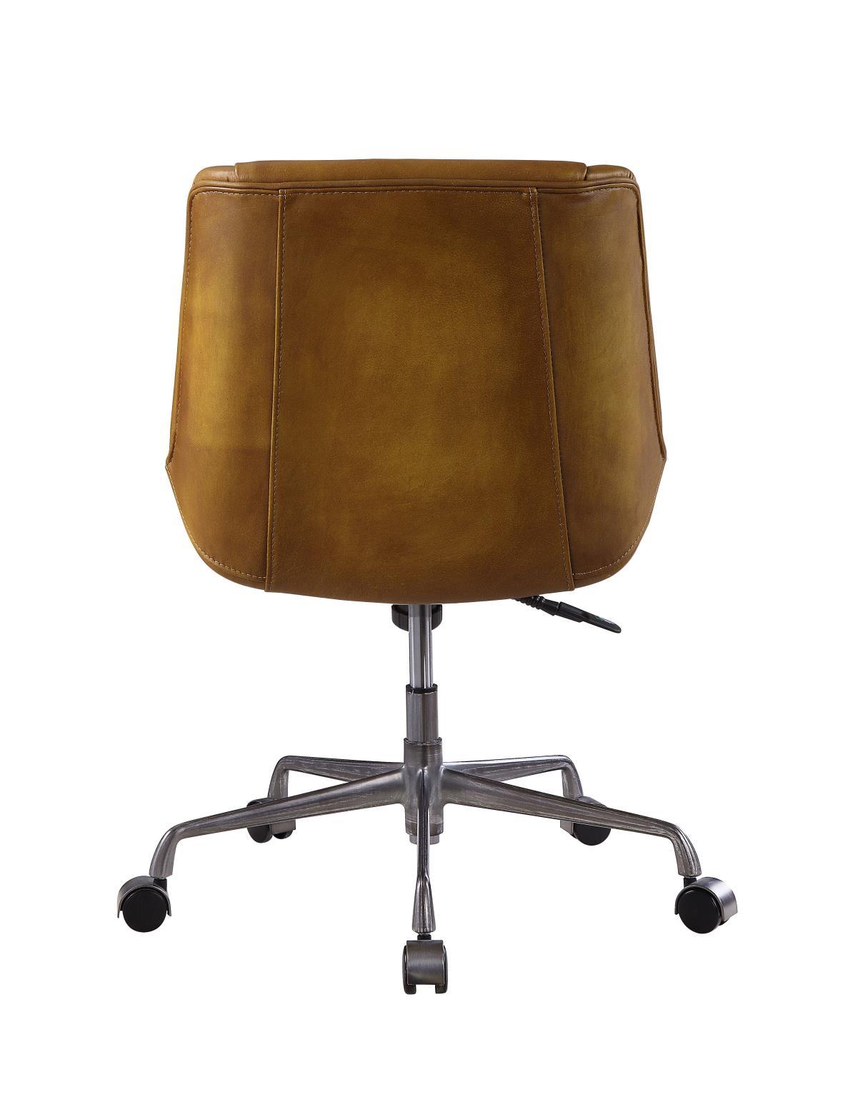 

        
Acme Furniture Ambler Executive Chair Saddle/Brown Top grain leather 00840412247729
