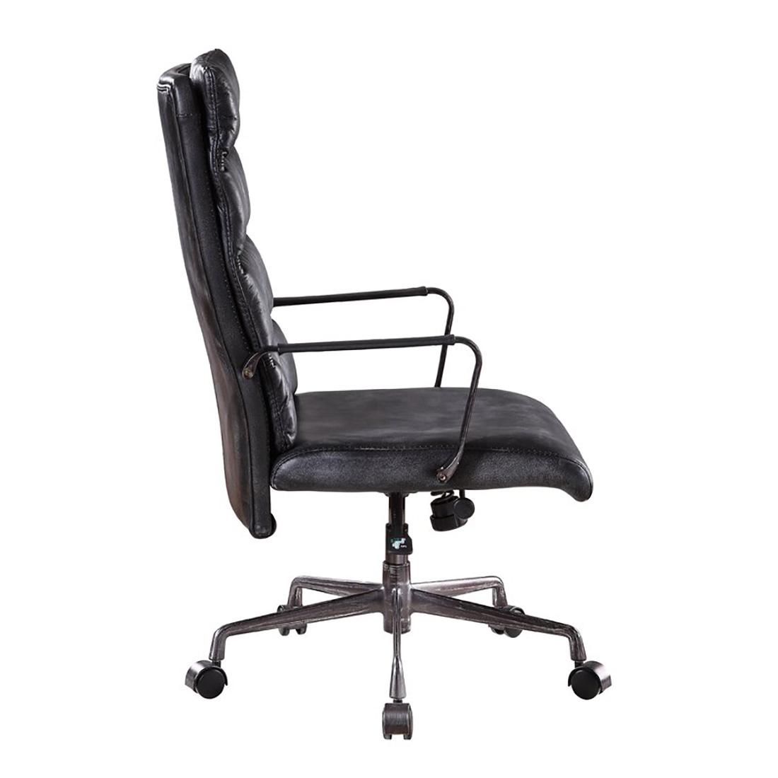 

        
Acme Furniture Jairo Executive Chair Black Genuine Leather 00840412199936

