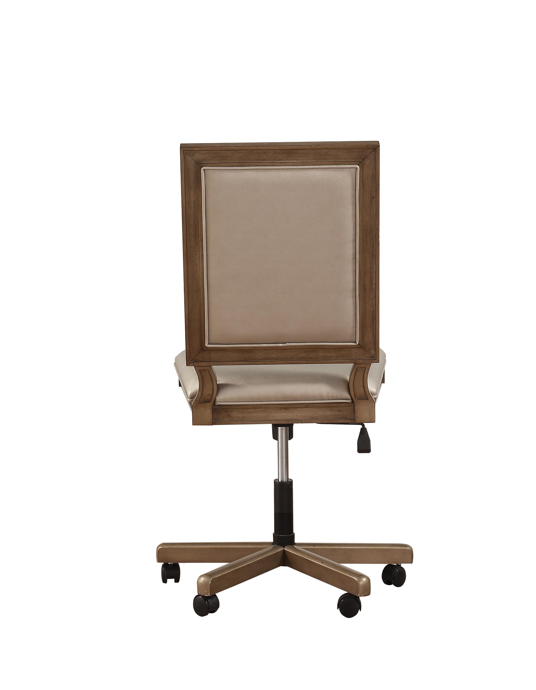 

        
Acme Furniture Orianne Office Chair Antique/Gold/Champagne PU 00840412173530
