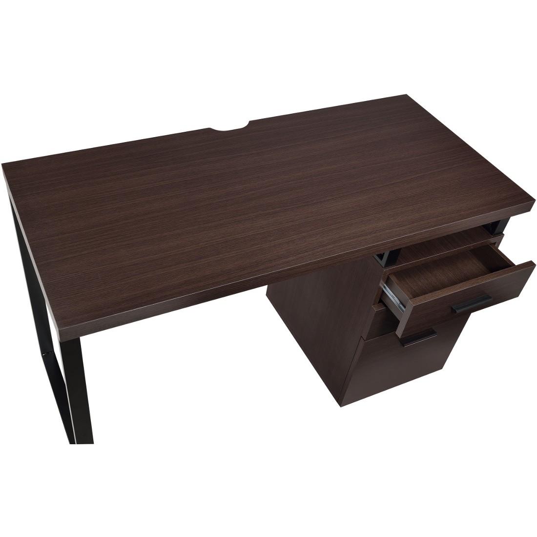 

    
Acme Furniture Coy Writing Desk Dark Oak/Black Coy 92388
