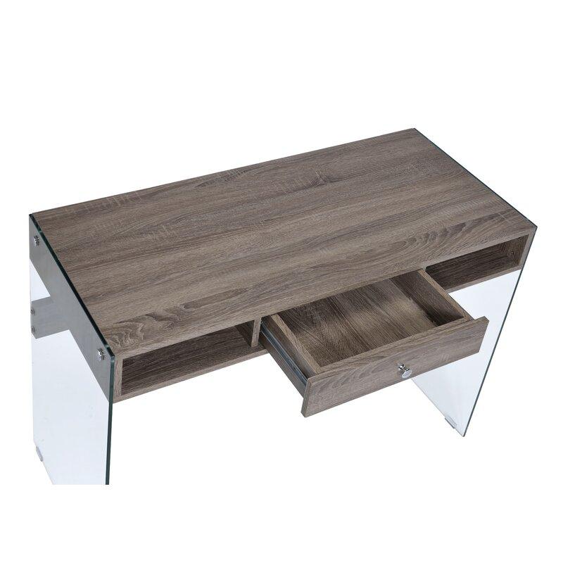 

        
Acme Furniture Armon Writing Desk Oak/Clear/Gray  00840412107887
