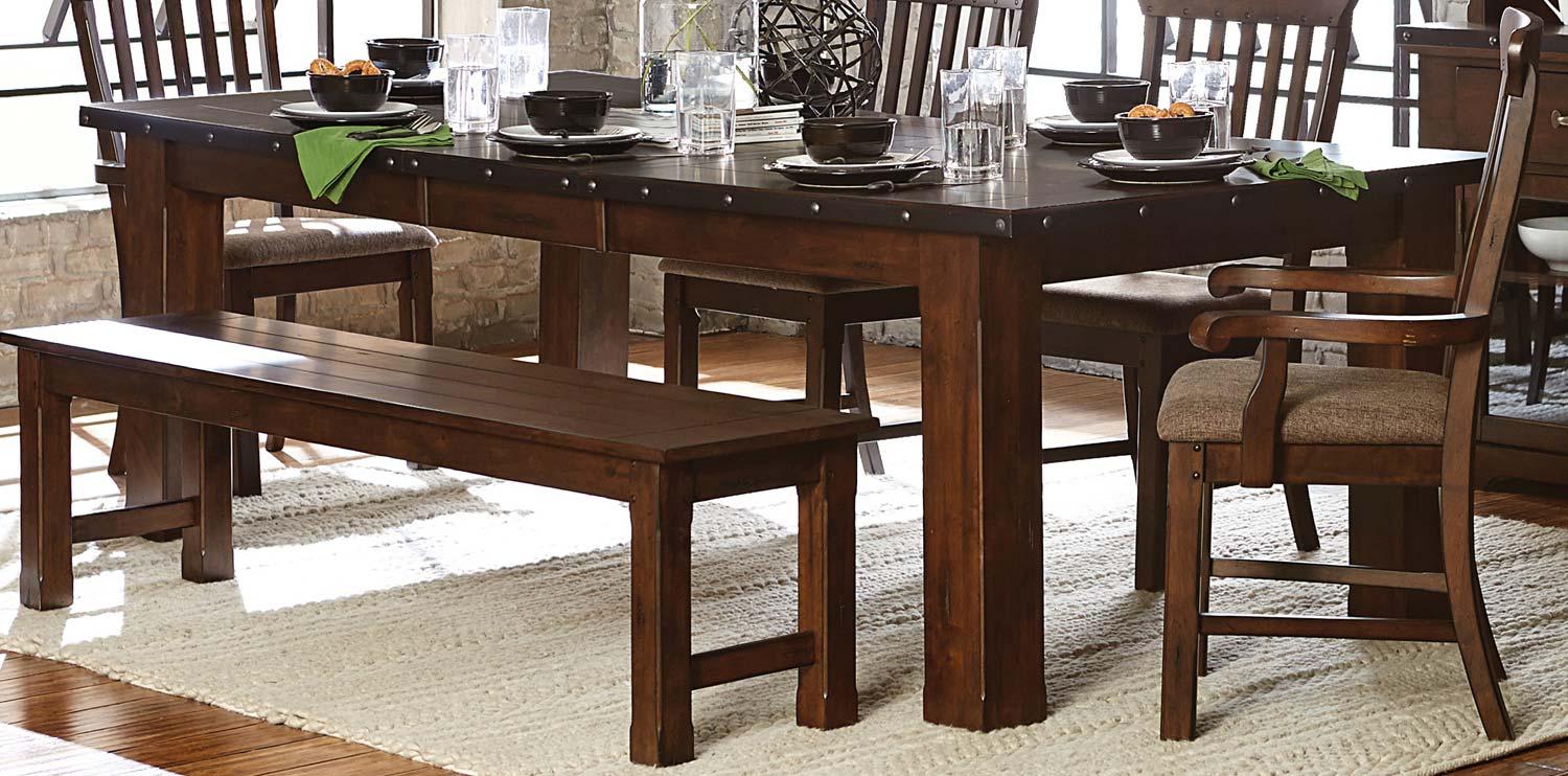 

                    
Homelegance Schleiger Dining Table Set Brown Fabric Purchase 
