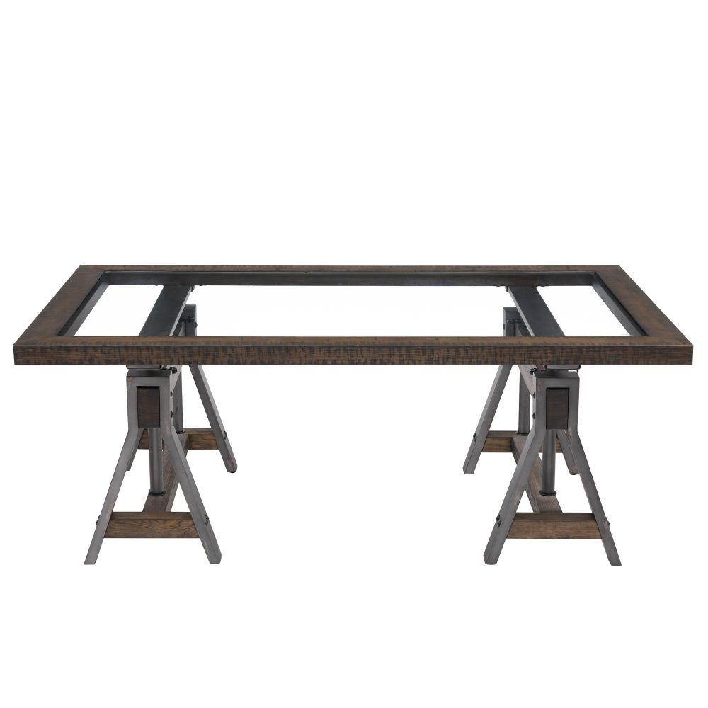 

    
Modus Furniture MEDICI Coffee Table Set Charcoal/Brown EA1221-2PC
