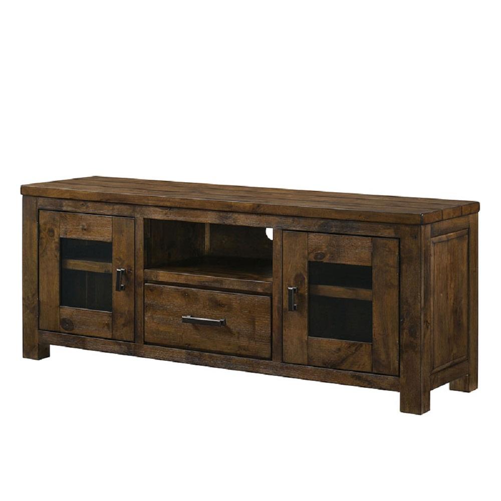 

    
Industrial Rustic Oak Solid Wood TV Stand Furniture of America CM5910-TV Carole
