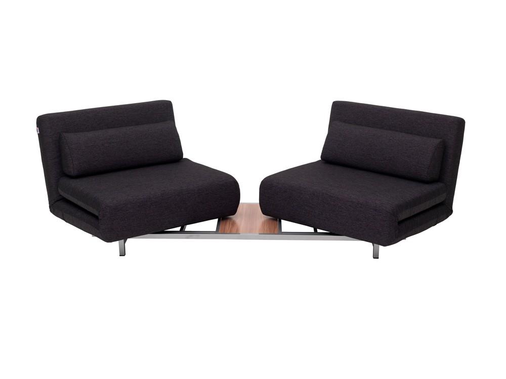 Contemporary, Modern Sofa bed LK06-2 SKU176017 in Black Fabric