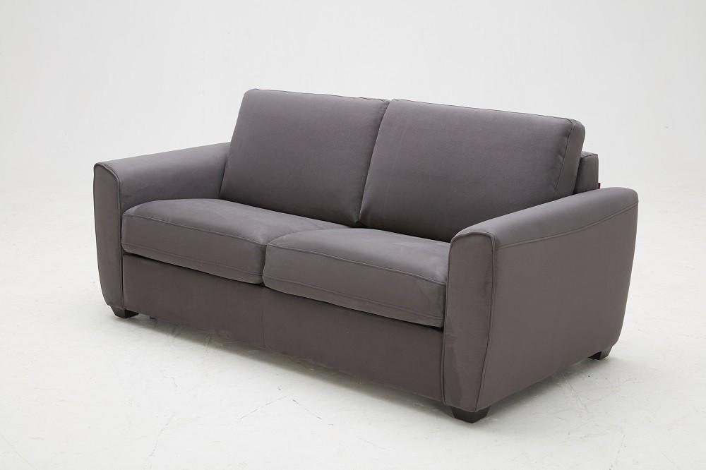 Contemporary Sofa Sleeper Mono 182331 in Dark Gray Microfiber