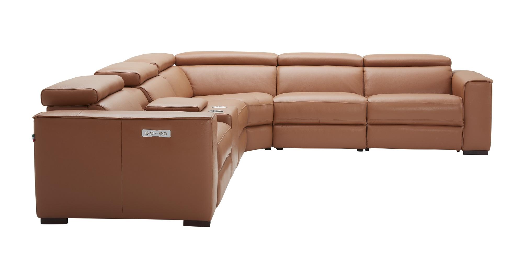 

                    
J&M Furniture Picasso Reclining Sectional Caramel Top grain leather Purchase 
