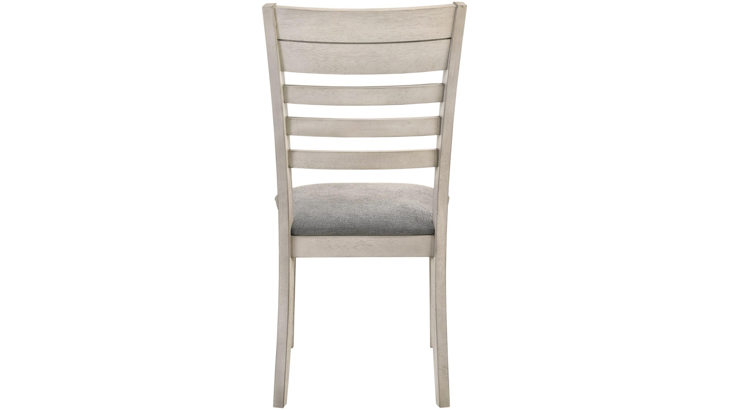 

                    
Crown Mark White Sands Dining Chair Set Vintage White/Light Gray Fabric Purchase 
