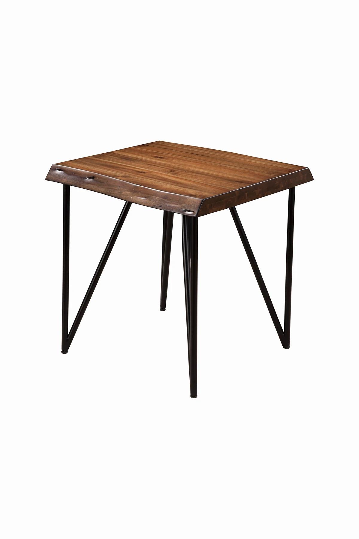 

    
1968-63 Light Walnut Solid Acacia Wood Coffee Table Set 3 LIVE EDGE ALPINE Contemporary
