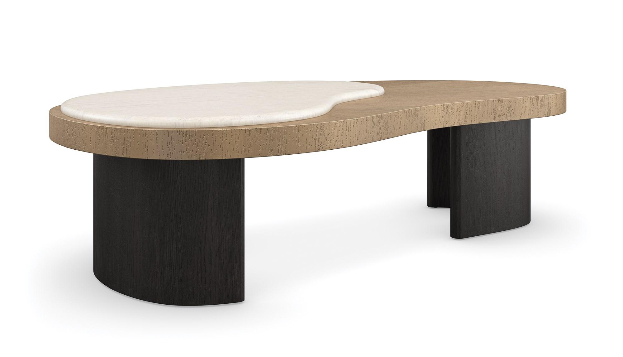 

    
Luncent Bronze Oak with Crème CONTRAST COCKTAIL TABLE by Caracole
