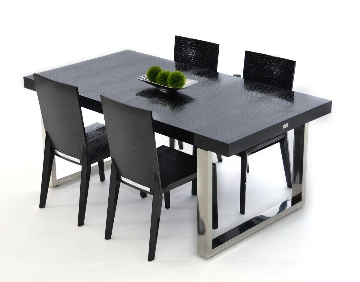 

                    
VIG Furniture VGUNAC803-255-B Dining Table Chrome/Black  Purchase 
